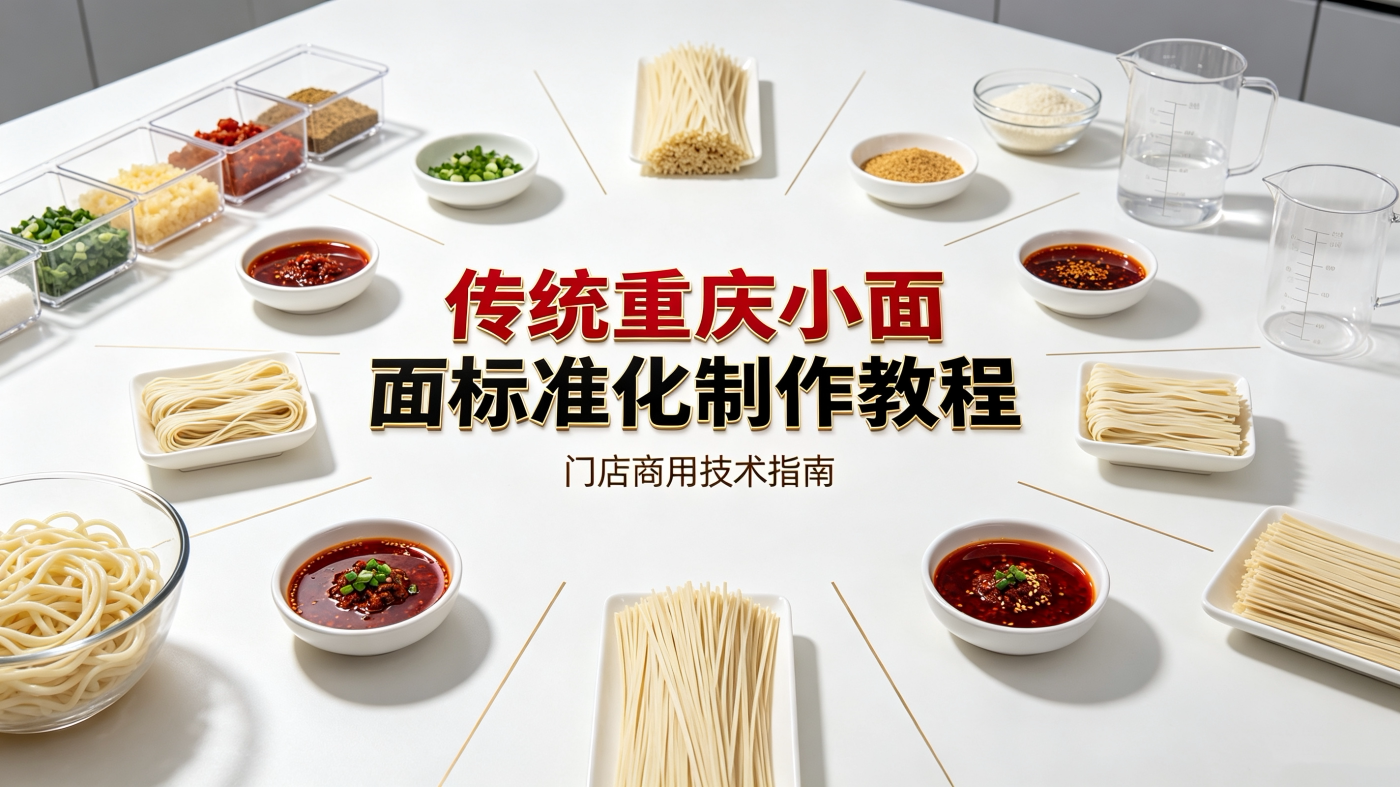L25952传统重庆小面标准化制作教程 门店商用技术指南-简创库网