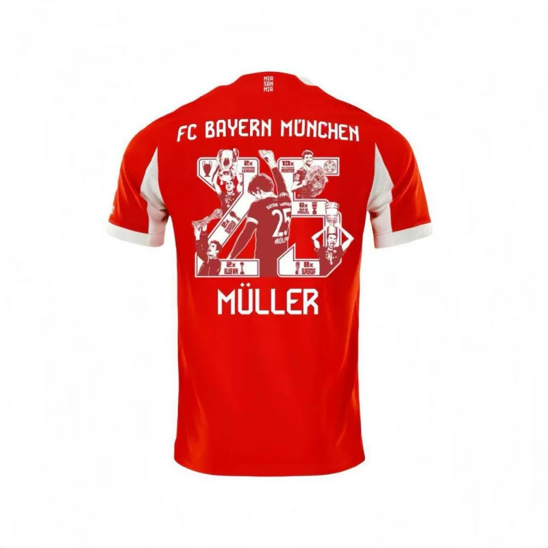 2526Bayern Munich Home Away Muller Kane Kimmich Musiala Fan Edition