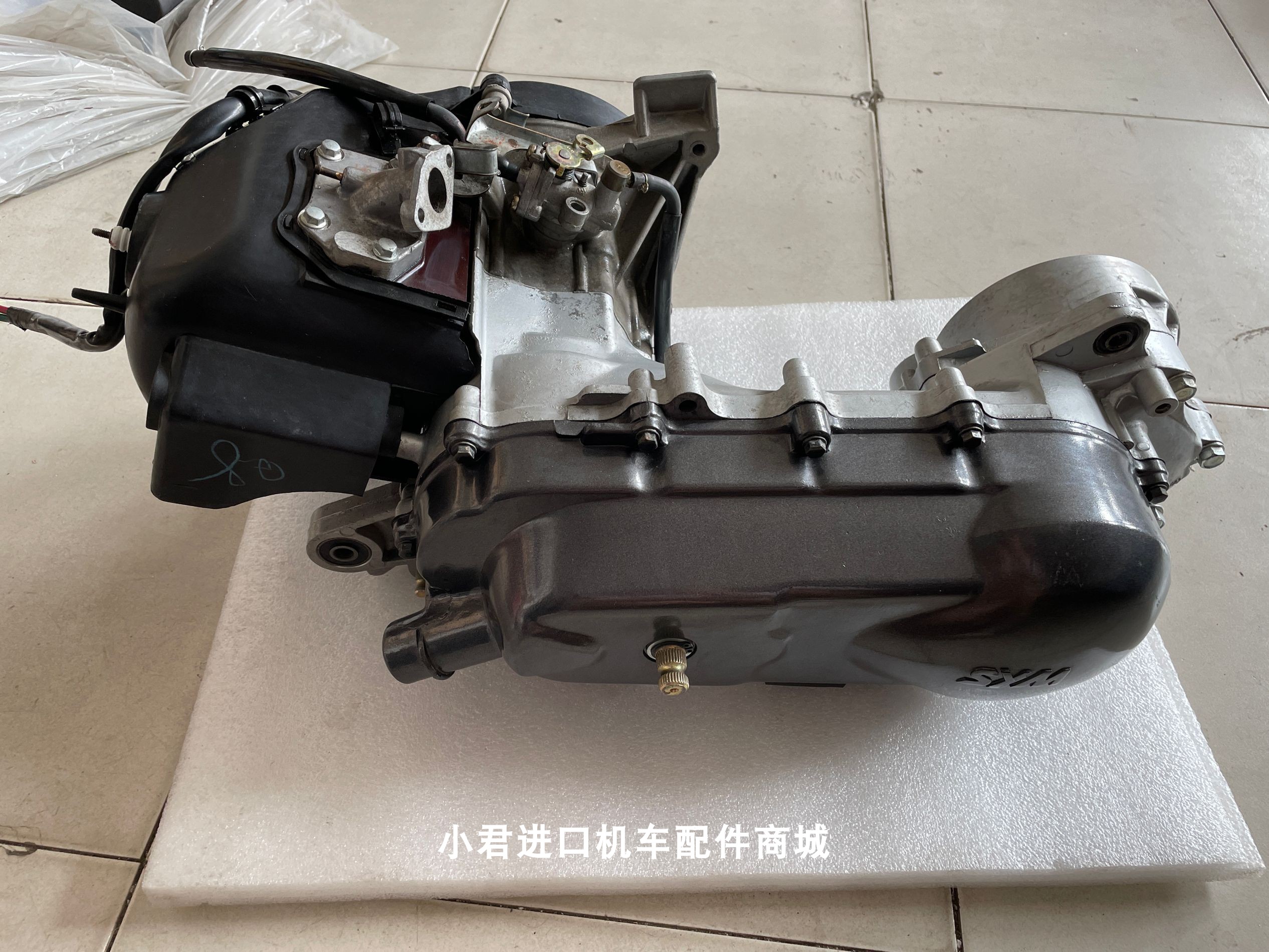 Taiwan's Sanyang Original Fitted Two-stroke KBN-100CC Motorcycle Engine Engine Desk-Taobao