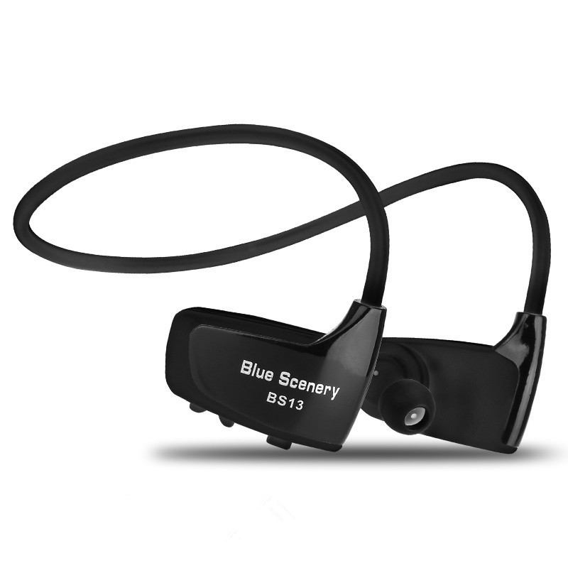 Bluetooth wireless headset rear-mounted sports headset stereo 4.0 bluetooth headset car can call can be plugged in card