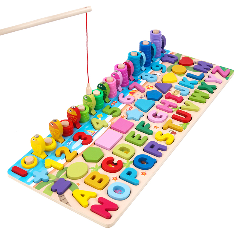 Children's Toys Digital Puzzle Building Blocks Early Education Intelligence Development Brain-Stimulating Toys for Boys and Girls Aged 1-2 and a Half Years Old