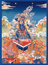 Thangka Dharma Protector Three Parents Three Roots One Bun Buddha Mother Ra Ha La Zima Portrait Wall Chart Waterproof and Moisture-proof Photo Paper