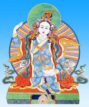 Decorative Yeshe Tsogyal Dakini Yixi Tsogyal Buddha Mother Painting Visualization Helps You Wisdom Compassion Buddha Statue Painting Book Garden Plastic Cover