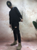 HAL BIRD nam chính áo len PEACE cổ tròn in siêu lửa áo len nam len BWEB84461 quần legging nam Áo len
