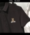 HAL BIRD nam chính PEACE trai POLO áo ve áo gấu T tay áo ngắn thủy triều B1DB82311 áo phông polo Polo