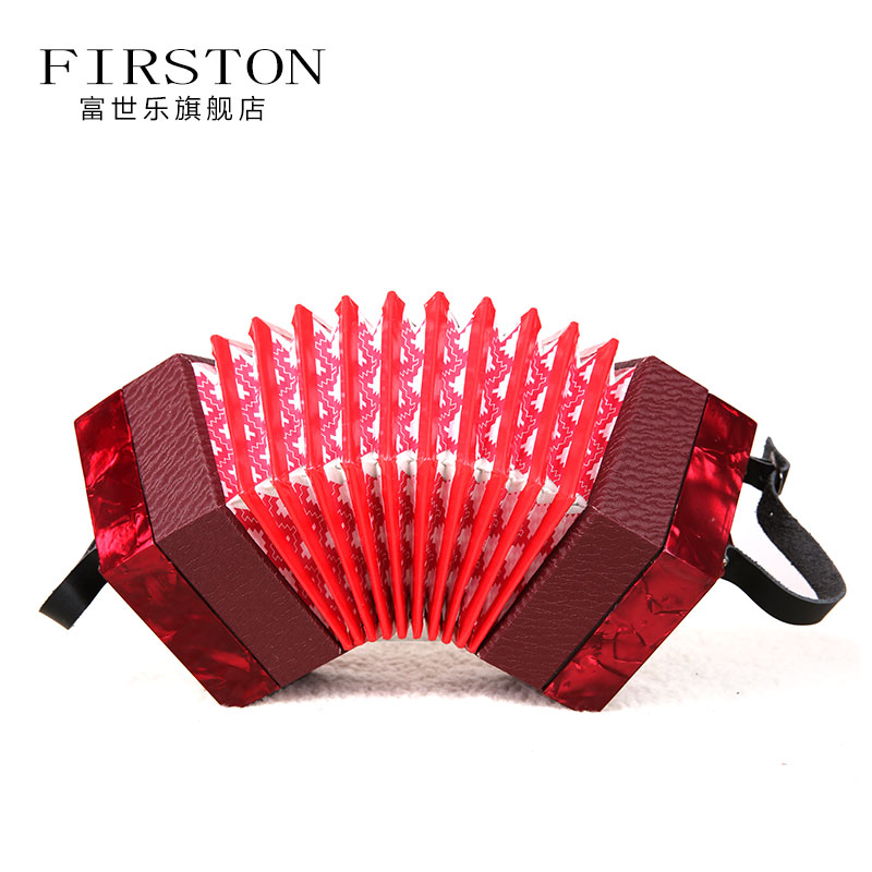 Hexagonal accordion 20-key 30-key bandoneon Fusele bandoneon art performance piano