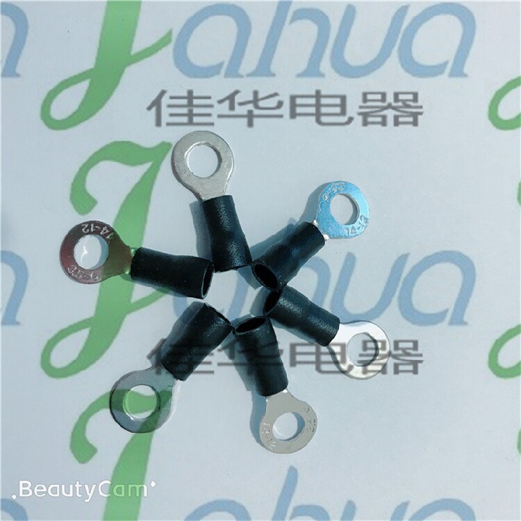 RV3 5-6 round pre-insulated terminal cold pressing terminal 4 square brass 500 pieces