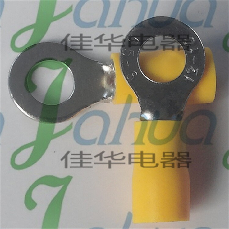 RV5 5-6 round pre-insulated terminals Cold pressed wiring terminals copper joints brass 500 only packs