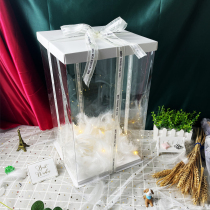 Bouquet gift box exquisite packaging box ins Wind birthday gift box doll hipster large gift box empty box