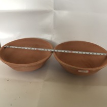 Red pottery bowl 2 1095 did not make supplies