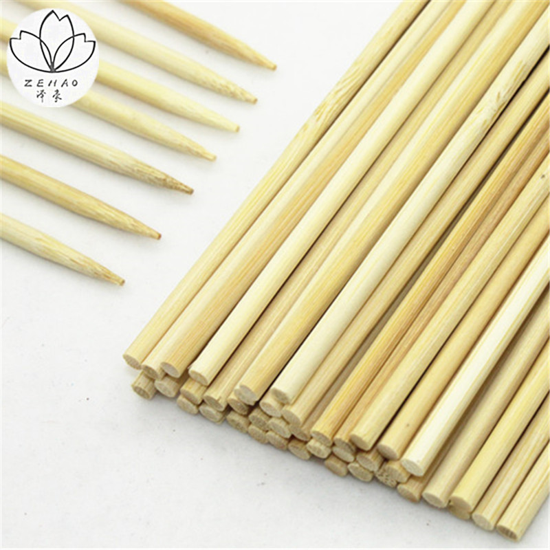 Bamboo Sign Flowers Packaging Flowers Bouquet Flowers Art Doll Barbecue Tools Flower Shop Supplies Materials Accessories Woody Materials