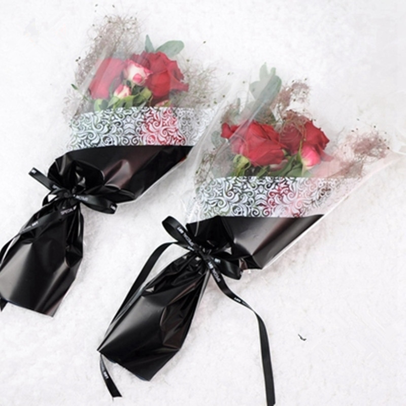Valentine's Day mini bouquet bag Little Princess flower packaging Multi-branch bag Single branch bag Rose carnation bag material