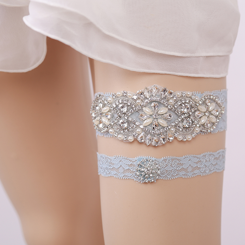 Bộ đồ cưới cô dâu thủ công châu Âu và Mỹ dây nịt đùi vòng kẹp