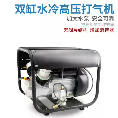 Two-CYLINDER water-cooled high-pressure air pump ELECTRIC air pump air pump 30MPA 40MPA HIGH-PRESSURE GAS cylinder inflation