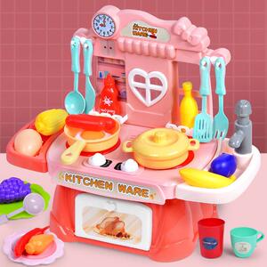 过家家厨房儿童玩具套装男女孩仿真做饭煮饭宝宝餐具3-6岁小孩儿C