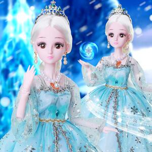 60厘米超大芭比娃娃公主一套装公主儿童玩具女孩生日礼物洋布娃C