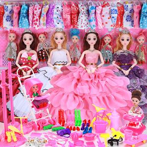 换装娃娃公主套装大礼盒女孩儿童玩具生日礼物洋布娃娃屋公C