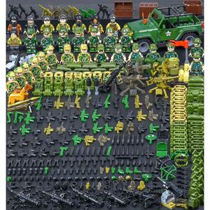 兼容幻影忍者积木军事人仔拼装特种兵警察8儿童玩具6男C