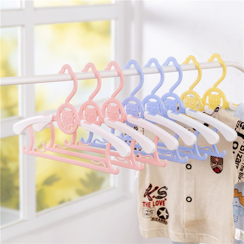 Children hanger children clothes hangers Baby clothes hanger Home clothes hangers Multi-functional anti-slip clothes hangers telescopic clothes hanger