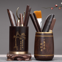 Ruihexiang ebony tea ceremony gentleman set kung fu tea set kung fu tea accessories Tea Needle tea clip tea spoon tea knife pot pen brush