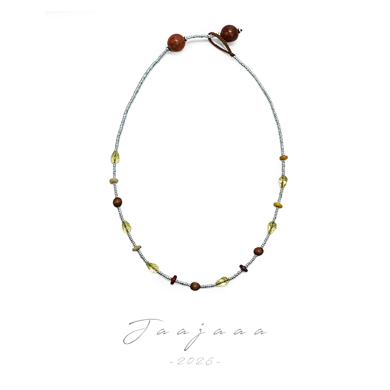 Jaajaaa Bohemian Style Beaded Accessories, Fashionable Retro Elegant, Versatile Niche Light Luxury Necklace/Adge