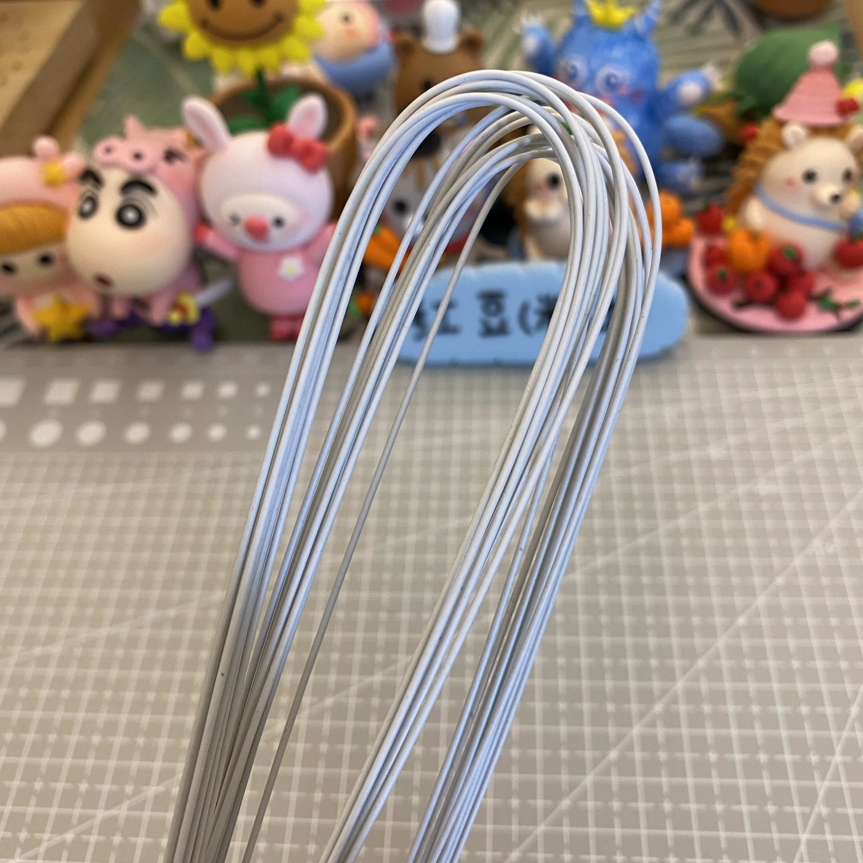 (Red bean clay)Coated wire glass cover clay Practical material accessories