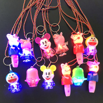 Luminous push small gift pendant jewelry keychain Luminous stall supply night market toy scan code drainage giveaway