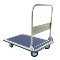 Liyu flat trolley tow truck supermarket folding household warehouse truck Shanghai 150 factory direct sales