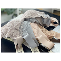 2 pieces of sweet series any cut one-piece flower mask bra no trace no support comfort type