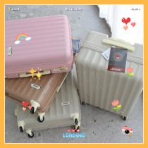 Fashionable ins export boutique small single vertical pattern Classic Day is this round of boarding box luggage
