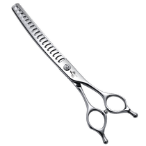 Xuanniao brand king 38 degree professional pet bent fish bone scissors for thinning and beautician shop special for trimming and shaving