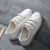 2018 new street beat Velcro giày trắng nữ phiên bản Hàn Quốc của giày vải hoang dã chic khóa giày ulzzang giầy converse nữ Plimsolls