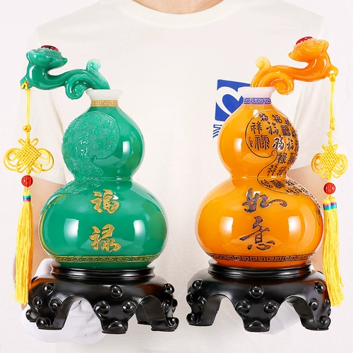 Fu lu ruyi hua bing fortune тыква Упаковка бог -полка гостиная винная шкаф