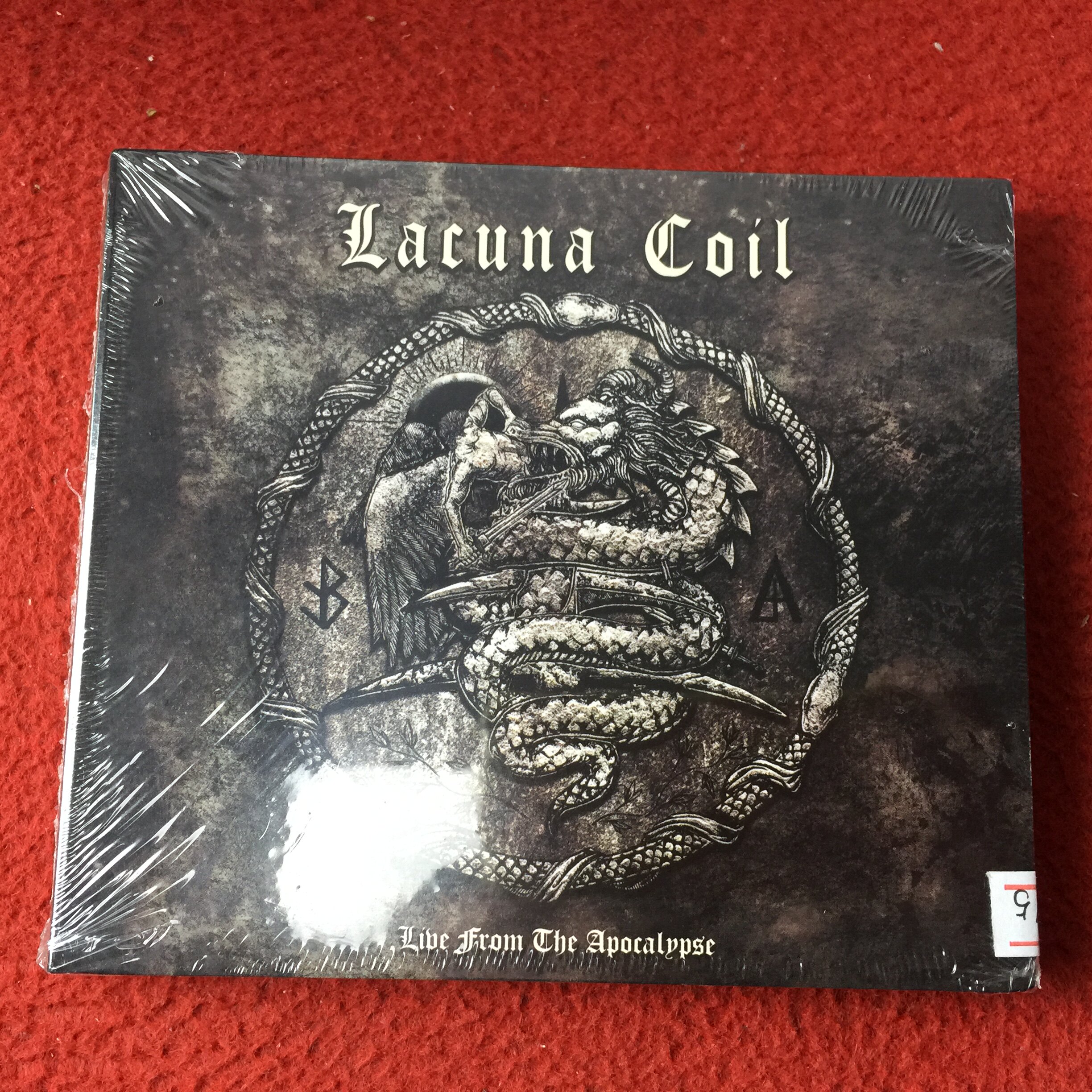 Lacuna Coil Live from The Apocalypse OM Edition Нераспечатанный CD +DVD Изображение 1