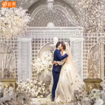 Eurostyle Iron Art Castle Wedding Celebration Props Background Stage Arches Swing Wedding Decoration 51 Mall Beauty Chen