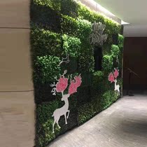 Simulation plant background wall beautiful Chen office building window flower art landscape Real Estate Photo Wall photo background customization