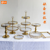 Spring Iron Art Wedding wedding props sweet taster Pendulum Pieces Eurostyle Cake Racks Wedding snack hem Shop Window Props