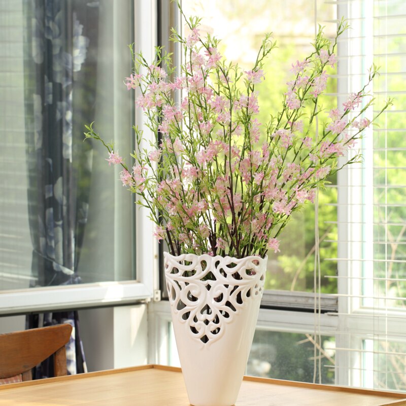 Apple flower emulated flower fake floral flowers indoor pendulum flower decoration placed flower field garden furnishing vase flower arrangement pendulum piece