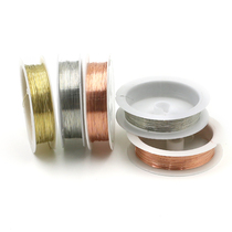 Copper wire Jewelry Wire brass wire for butterfly knots brass wire lead styling line diy hand plated silver wire material accessories