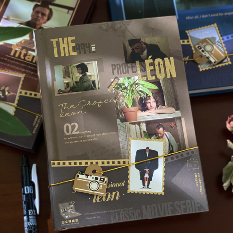 Movie Illustrations Color Page Fine Clothing This Student Gift Retro Notebooks Vinarts Exquisite Notepad Hand Ledger
