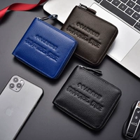 Мужской чехол для водительских прав, универсальный картхолдер с молнией, бумажник