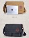 Men's Casual Shoulder Bag, Multifunctional Crossbody Bag, Junior High School Student School Bag, Canvas Briefcase, Backpack, Sports Messenger Bag