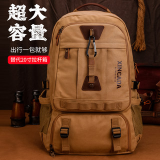 Backpack for Men, Travel Luggage, Double Shoulder Bag, Large Capacity for Boarding, Outdoor School Bag for Women, with Separate Wet and Dry Compartments and Independent Shoe Compartment
