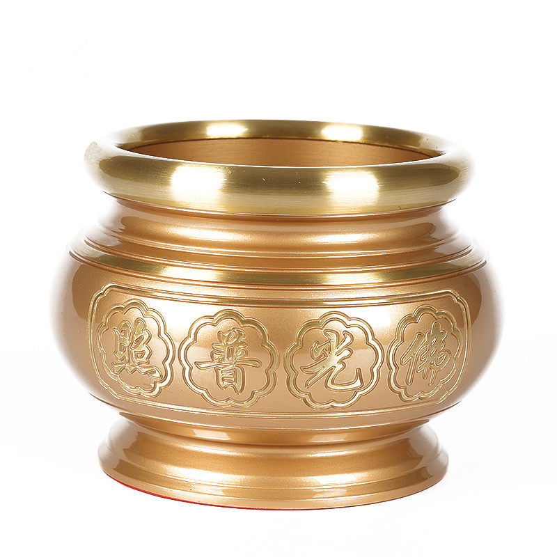 Pure copper Buddha light Puzumi Entrance Treasure Aroma Stove Domestic Room For Buddha Guanyin Chaekuanyu God Is Dedicated To Sandalwood Stove Lavender Stove