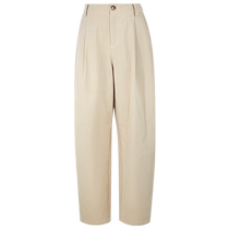 Triple Color 2024 Spring New Casual High Tait Lood Straight Drum Pants Long Pants Air Pants