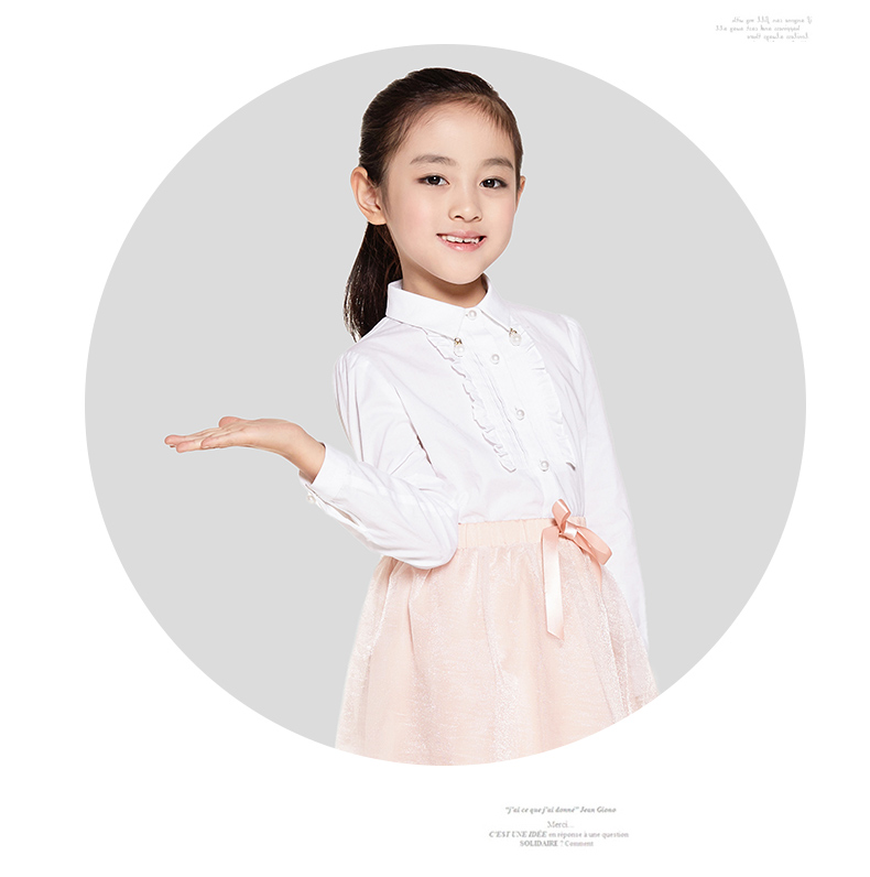 Chemise fille à manche longue - Ref 2085953 Image 17