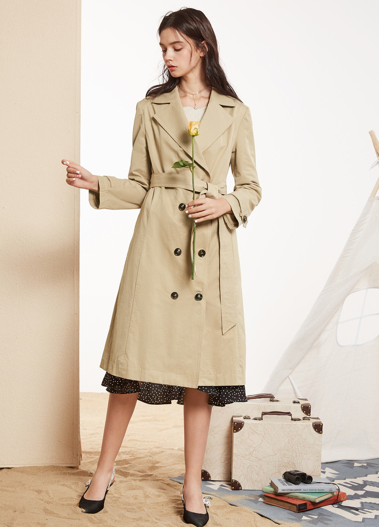 Trench pour femme en Coton - Ref 3225685 Image 9