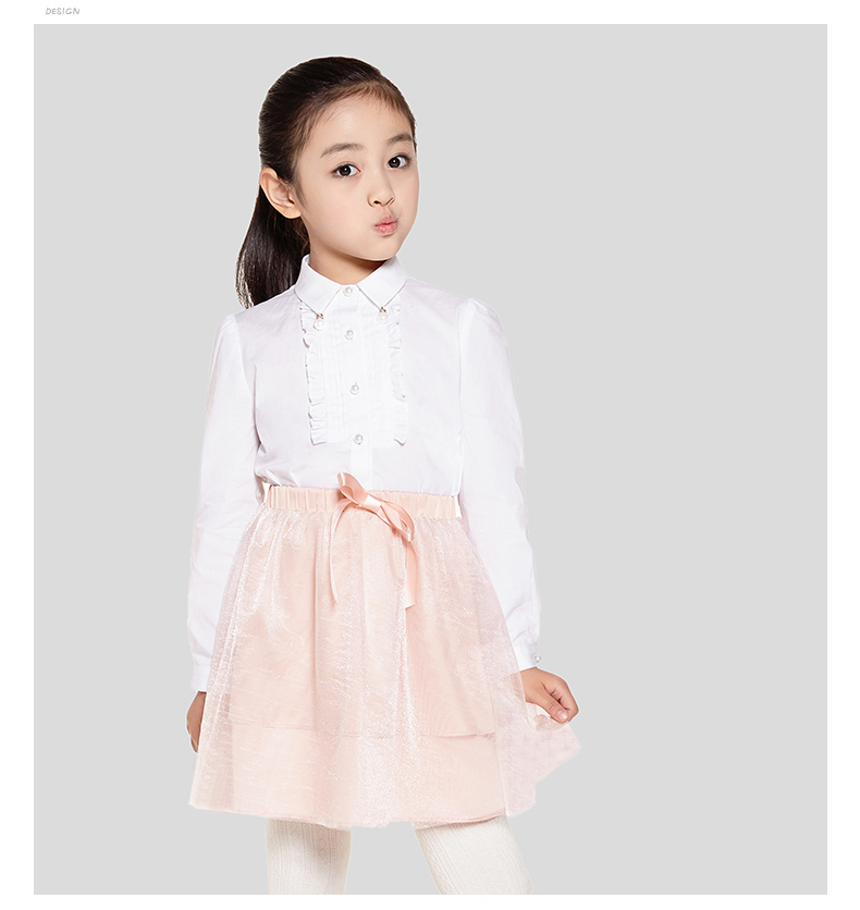Chemise fille à manche longue - Ref 2085953 Image 15