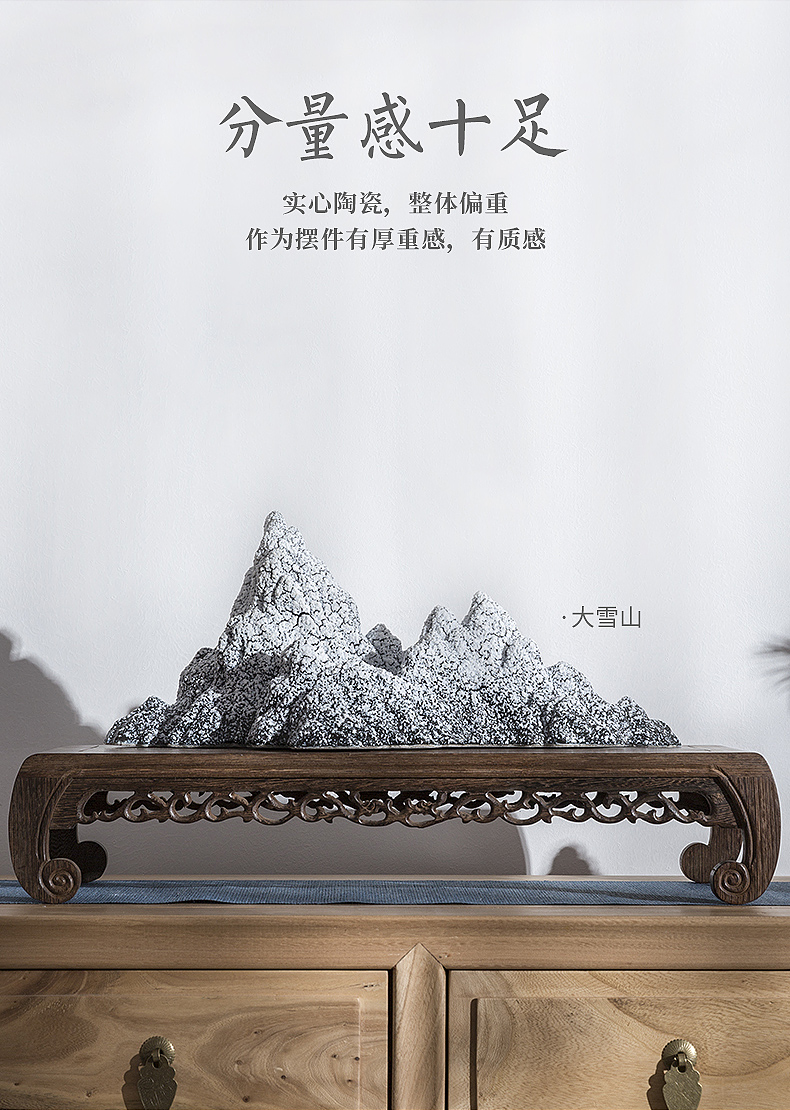 "Snow" days yi ceramics furnishing articles household adornment art creative I and contracted sitting room porch atmosphere