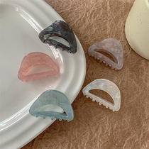 ins cool style internet celebrity temperament shark clip mermaid color hollow clip versatile exquisite bangs clip back of the head clip